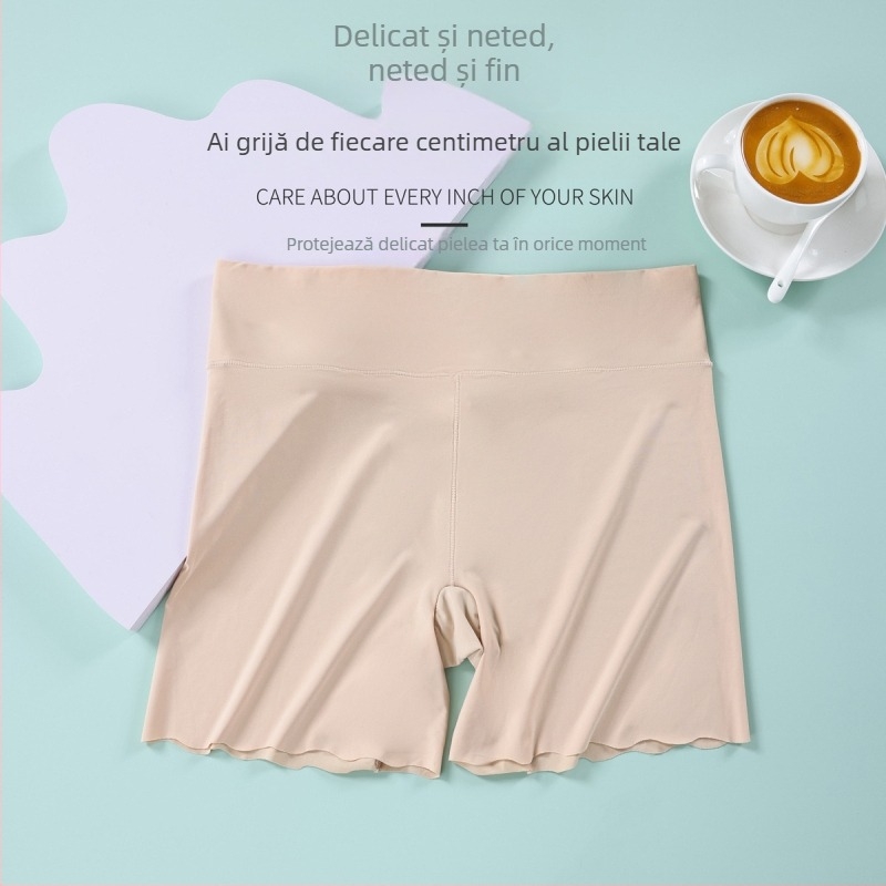 Ice Silk fără cusături, talie medie, anti-expunere, controlul abdomenului și ridicarea șoldurilor.