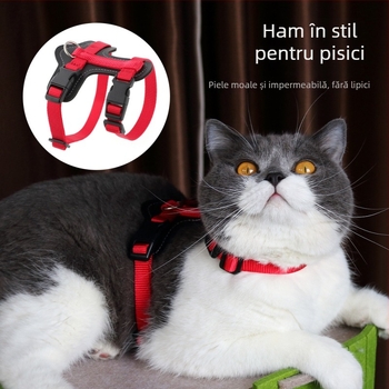 Ham de piept pentru pisici, nailon, neextensibil, marcă Cool, cantitate de ambalaj personalizabilă