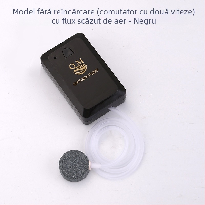 Pompa de oxigen pentru acvariu – portabilă, alimentare DC, 118 g, marca Chuangqimei