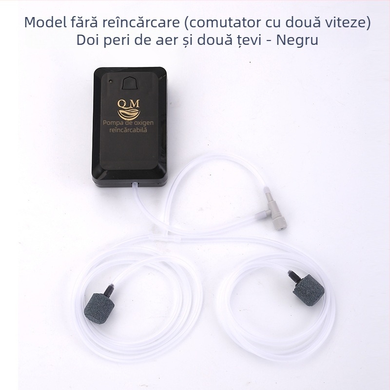 Pompa de oxigen pentru acvariu – portabilă, alimentare DC, 118 g, marca Chuangqimei