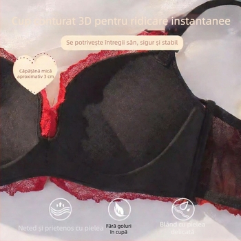 Set de lenjerie intimă – cupe 3/4, închidere la spate cu patru rânduri de cârlige, bretele fixe duble, material nylon