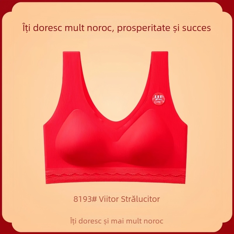 Set de lenjerie pentru mireasă, fără sârmă, cupe 3/4, cupe modelate subțiri, stil top, material nylon