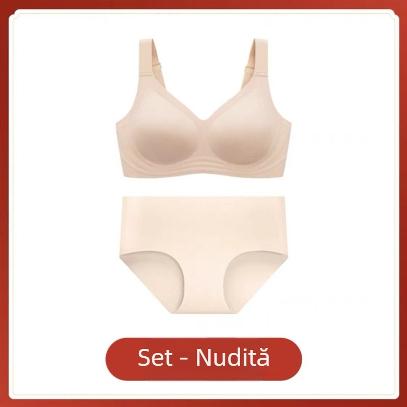 Set sutien sport — Cupă 3/4, Cupă subțire, Bretele fixe duble, Cataramă spate cu trei rânduri, Spandex
