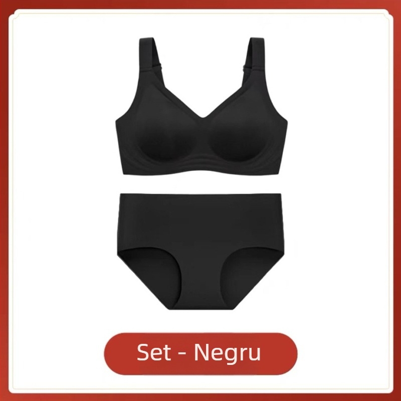 Set sutien sport — Cupă 3/4, Cupă subțire, Bretele fixe duble, Cataramă spate cu trei rânduri, Spandex