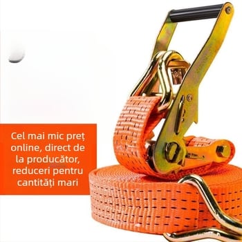 6t Întinzător de cablu pentru camion, manual, greu, fără sudură, tensionator de curea