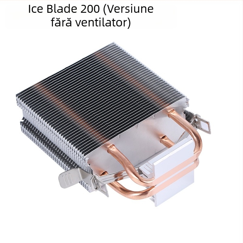 Cooler procesor Ice Tower 600, 6 țevi din cupru pentru transfer termic, îmbinare cupru-aluminiu, lagăr hidraulic, funcționare silențioasă, 2000 RPM