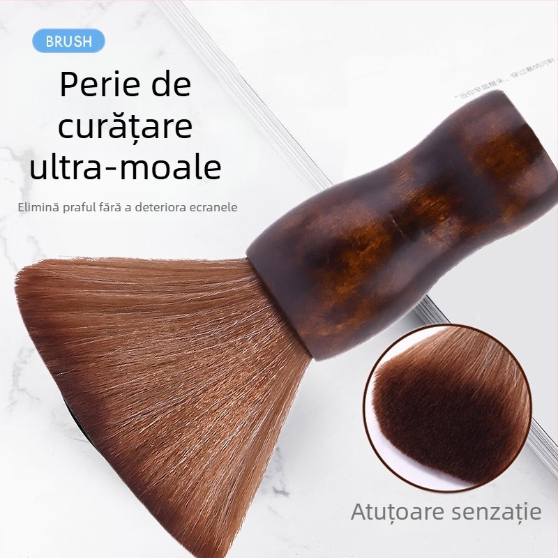 Perie de curățare pentru calculator, antistatice, perie din fibre pentru praf, utilizare universală, model 98413, 110 g