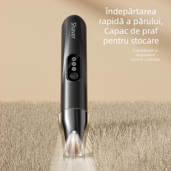 Tăietor de păr pentru animale cu lamă lată, încărcabil, funcționare silențioasă, pentru pisici și câini, model H8