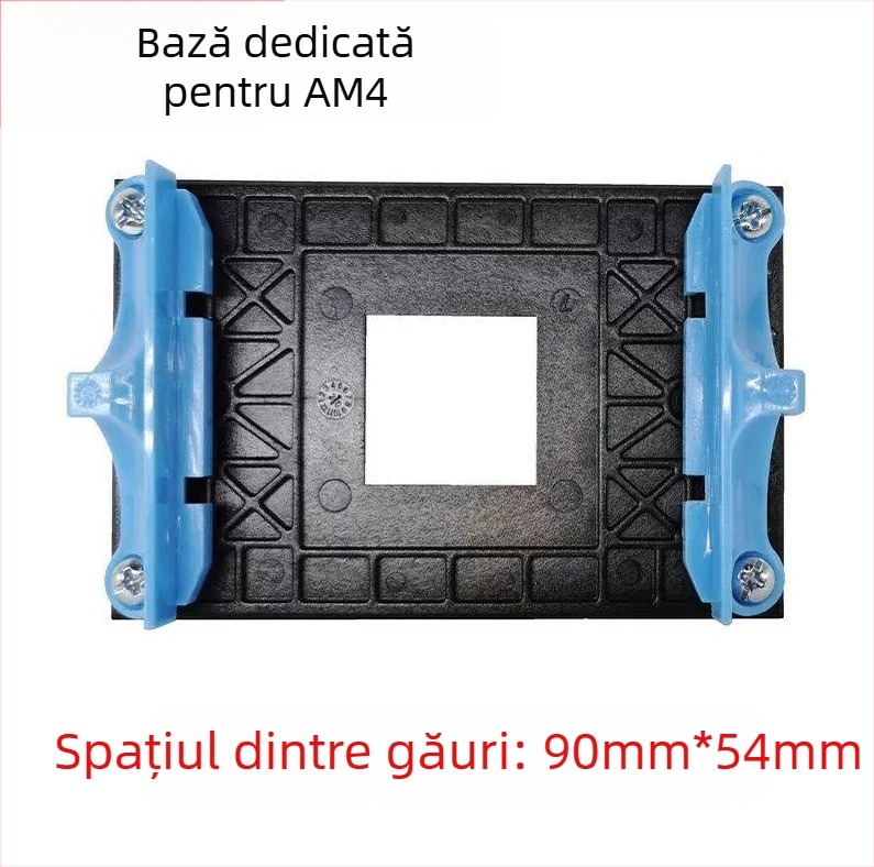 Suport placă AM4, backplate AM4, suport radiator CPU, raft ventilator, bază AM4
