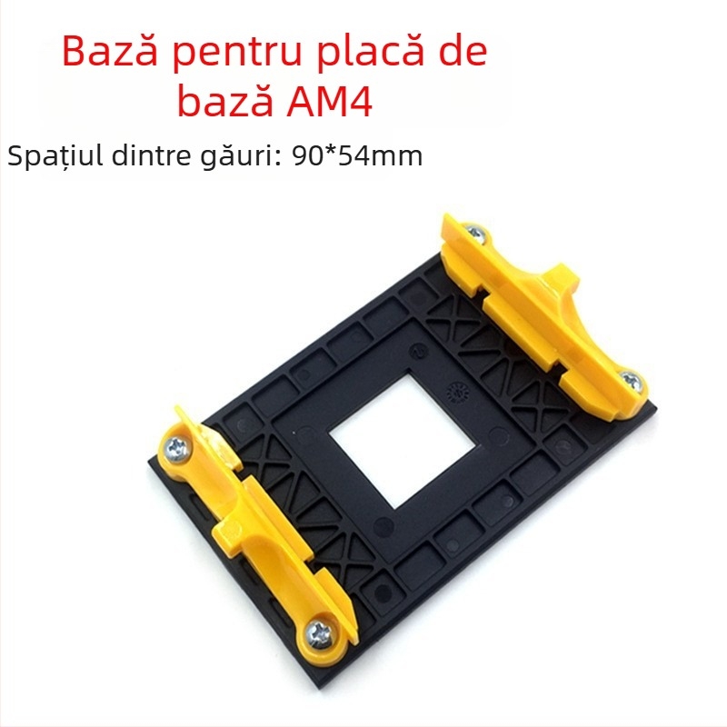 Suport placă AM4, backplate AM4, suport radiator CPU, raft ventilator, bază AM4
