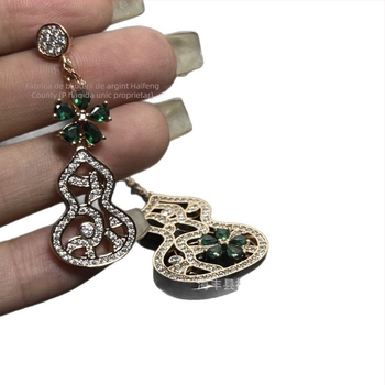 Cercei - placare cu aur, formă picătură geometrică, Jubilee Jewelry, Primăvara 2025