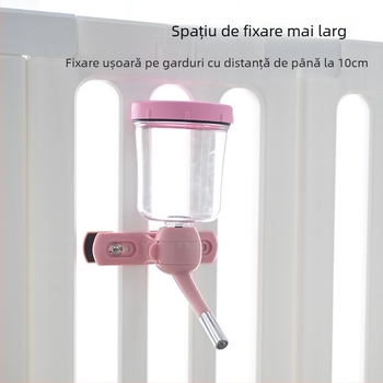 Pahar de apă suspendat pentru gardul câinelui – PP material, marca Tiger Tago, etichetă privată licențiată, accesorii pentru animale de companie