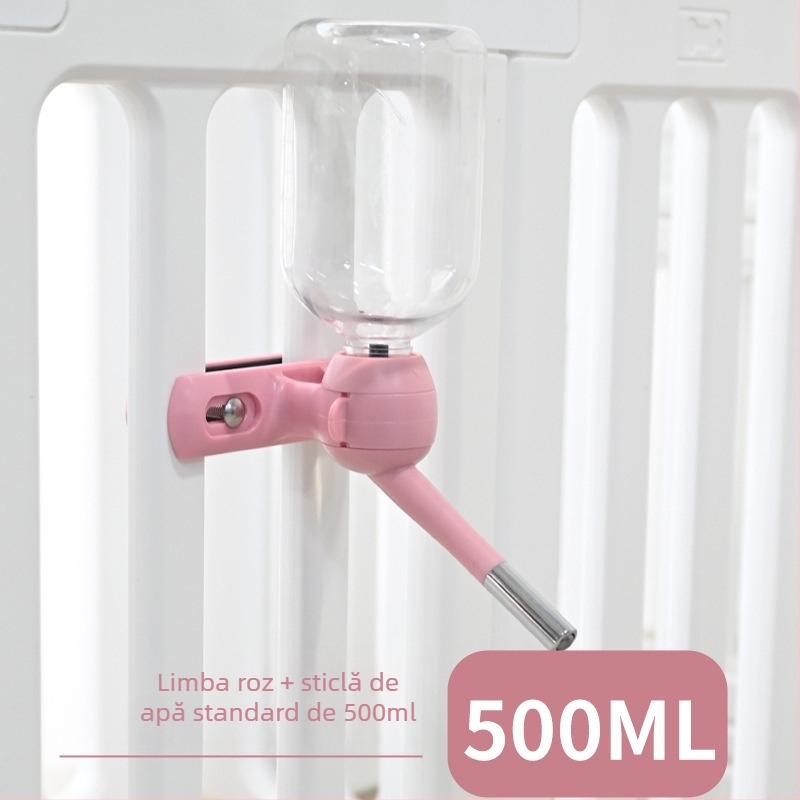 Pahar de apă suspendat pentru gardul câinelui – PP material, marca Tiger Tago, etichetă privată licențiată, accesorii pentru animale de companie