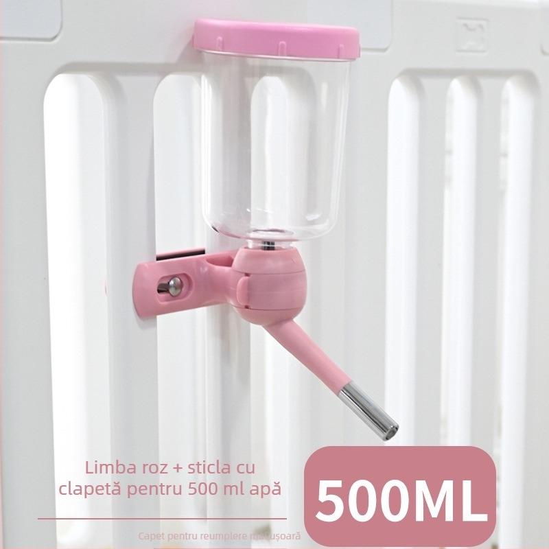 Pahar de apă suspendat pentru gardul câinelui – PP material, marca Tiger Tago, etichetă privată licențiată, accesorii pentru animale de companie