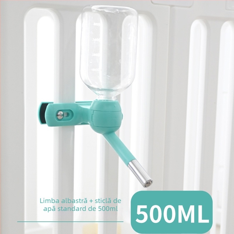 Pahar de apă suspendat pentru gardul câinelui – PP material, marca Tiger Tago, etichetă privată licențiată, accesorii pentru animale de companie