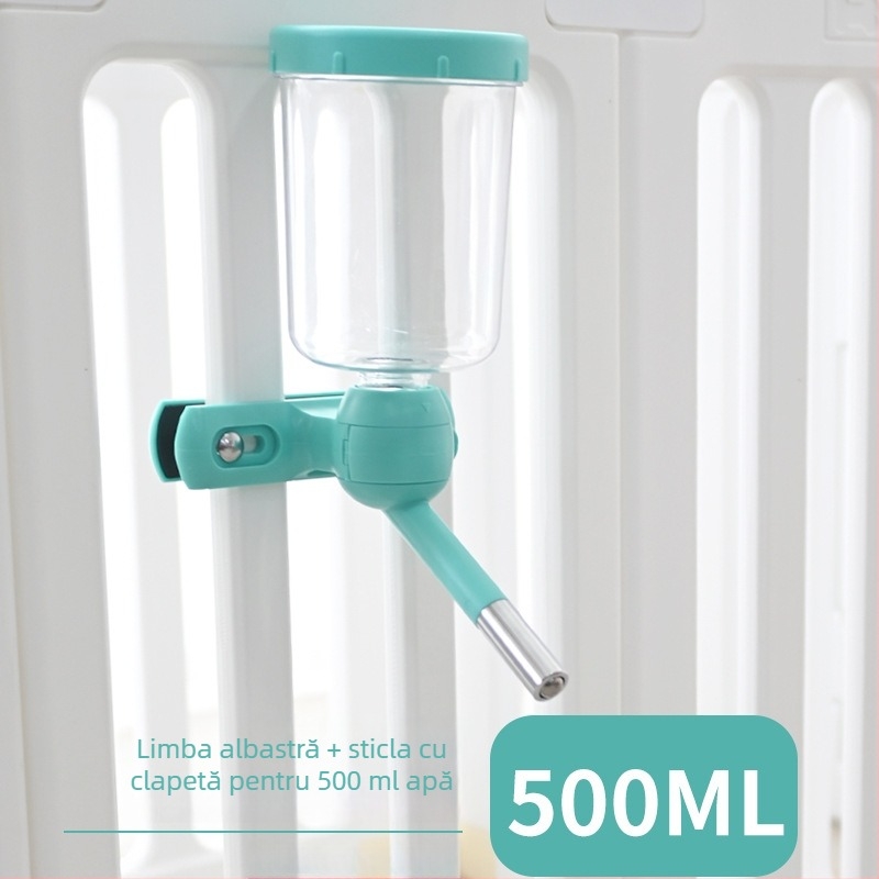 Pahar de apă suspendat pentru gardul câinelui – PP material, marca Tiger Tago, etichetă privată licențiată, accesorii pentru animale de companie