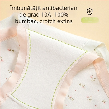 Chiloți de maternitate din bumbac, material principal din bumbac, talie joasă, susținere a abdomenului, respirabil