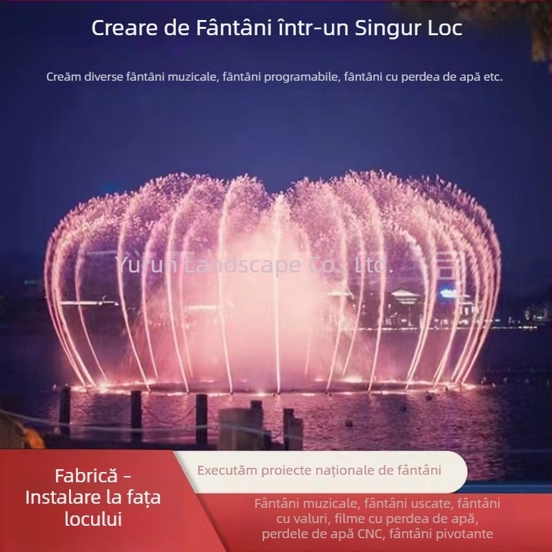 Sistem de fântână muzicală pentru peisaj – set complet