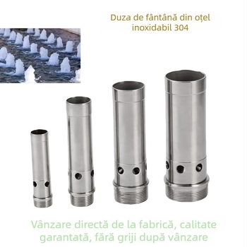 Haiyan 304 oțel inoxidabil Noză de fântână cu bule pentru curți, fântâni decorative și peisaje acvatice