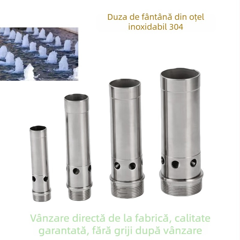 Haiyan 304 oțel inoxidabil Noză de fântână cu bule pentru curți, fântâni decorative și peisaje acvatice