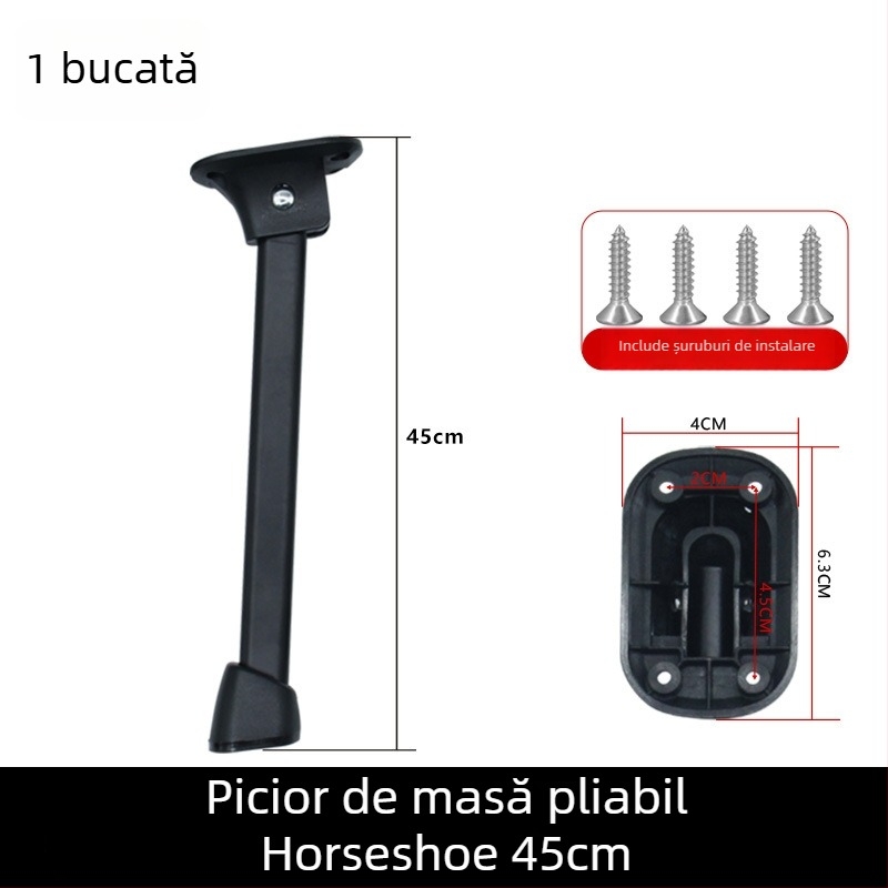 Picioare de masă în formă de potcoavă – oțel carbon, stil modern minimalist, Jin Yachuang Hardware