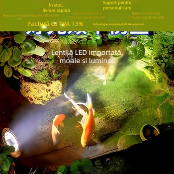 Lumină LED submersibilă pentru bazine și elemente de apă, carcasă din oțel inoxidabil, 6–10W, LED chip City of Light