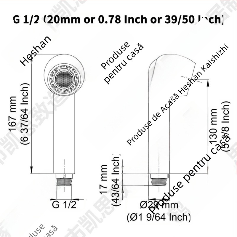 Robinet bucătărie retractabil cu duză manuală — material ABS, stil modern, duză cu două funcții pentru chiuvetă