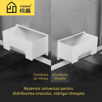 Ghidaj amortizat pentru sertarul dulapului de orez, din oțel inoxidabil 304 – Yue Dun, stil lux ușor