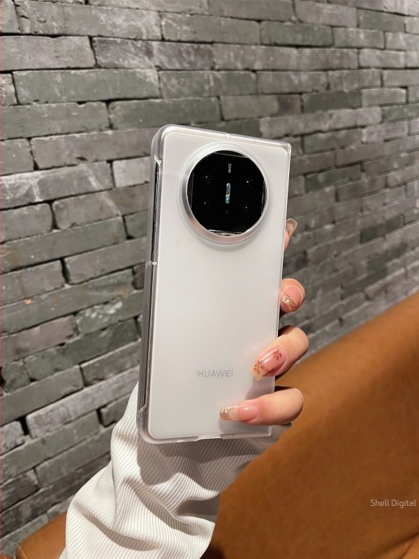 Carcasă Huawei pentru telefoane pliabile – Transparentă, mată, din PC, ultra-subțire, anti-amprentă