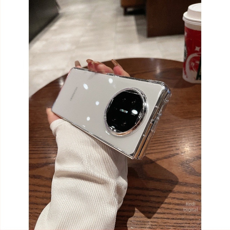 Carcasă Huawei pentru telefoane pliabile – Transparentă, mată, din PC, ultra-subțire, anti-amprentă