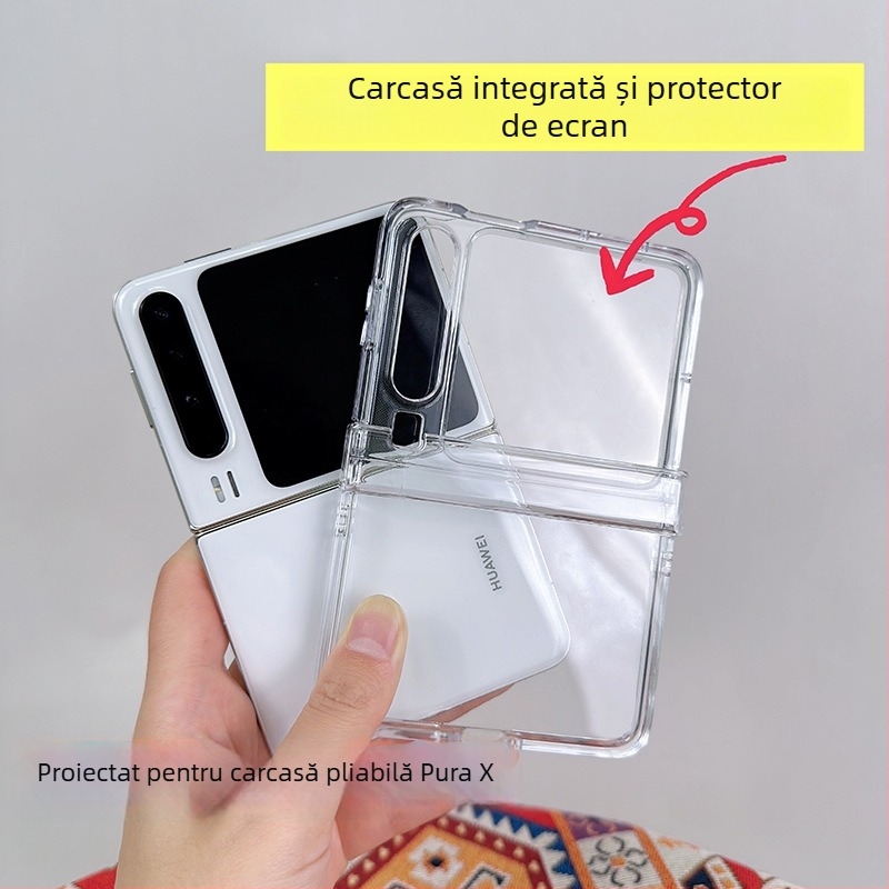 Carcasă pentru telefon Huawei Purax, design pliabil, material PC, turnare la cald, protecție anti-cădere, îmbunătățește aspectul