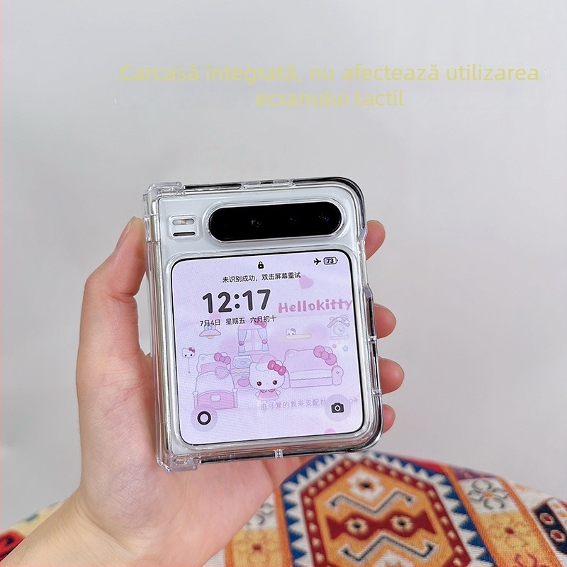 Carcasă pentru telefon Huawei Purax, design pliabil, material PC, turnare la cald, protecție anti-cădere, îmbunătățește aspectul