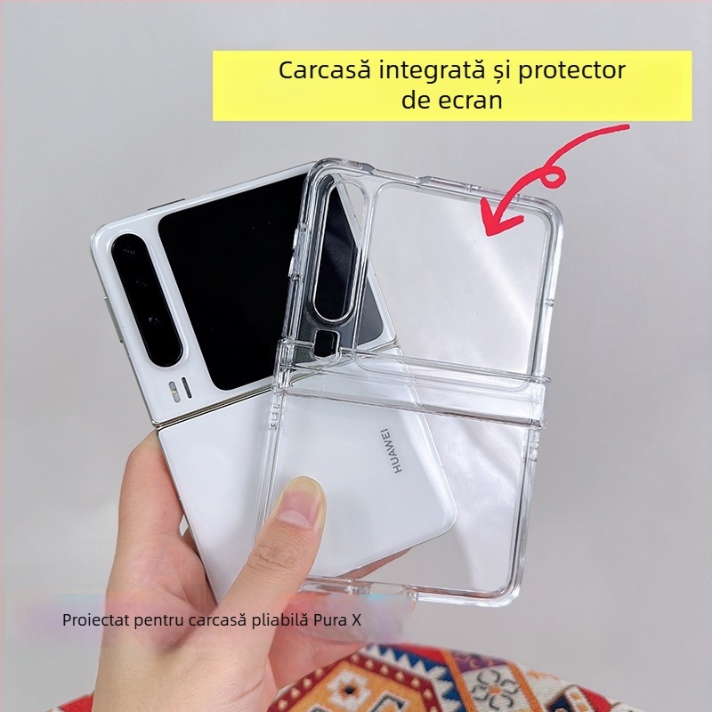 Carcasă pentru telefon Huawei Purax, design pliabil, material PC, turnare la cald, protecție anti-cădere, îmbunătățește aspectul