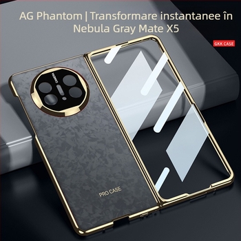 Husă protecție Huawei MateX5/MateX3 — Material PC, Finisaj AG mat, Placare electroplată, Protecție anti-cădere