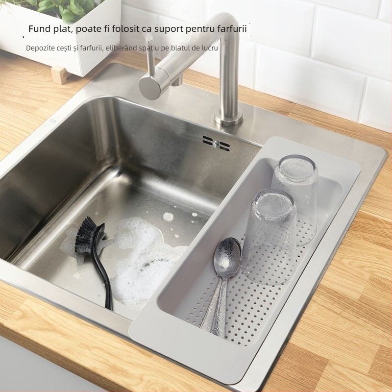 Coș de drenaj pentru chiuvetă cu filtru, Dianmai, PP, Multifuncțional