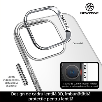 Husă pentru iPhone 14 Pro Max, carcasă rigidă, acrilic, design pictat cu frunză de arțar și măr, protecție anti-cădere