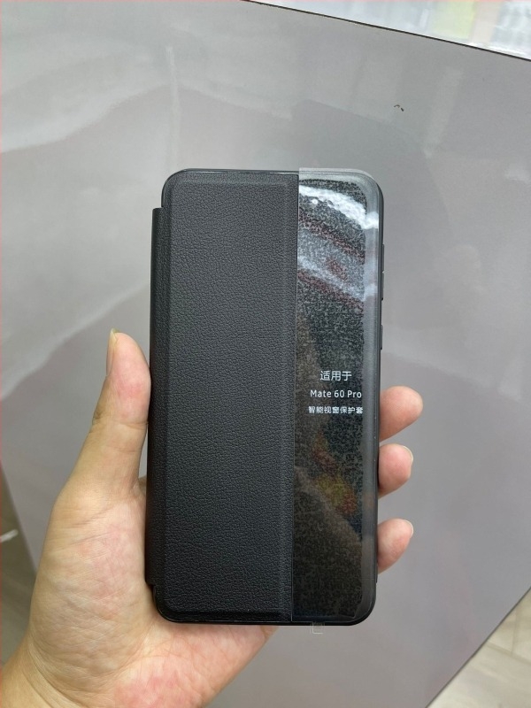 Carcasă din piele naturală cu încărcare wireless și capac rabatabil pentru Huawei Mate60 Pro+ / Mate70 / Mate80 — prindere magnetică, disipare a căldurii, protecție anti-cădere