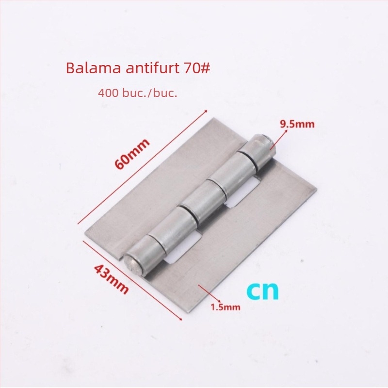 Balama de sudură pentru uși de dulap, din fier, model 03, finisaj cu ulei anti-rugină, stil modern minimalist