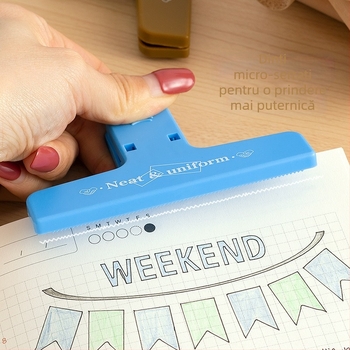 Clip pentru planner Yaxu, plastic vintage