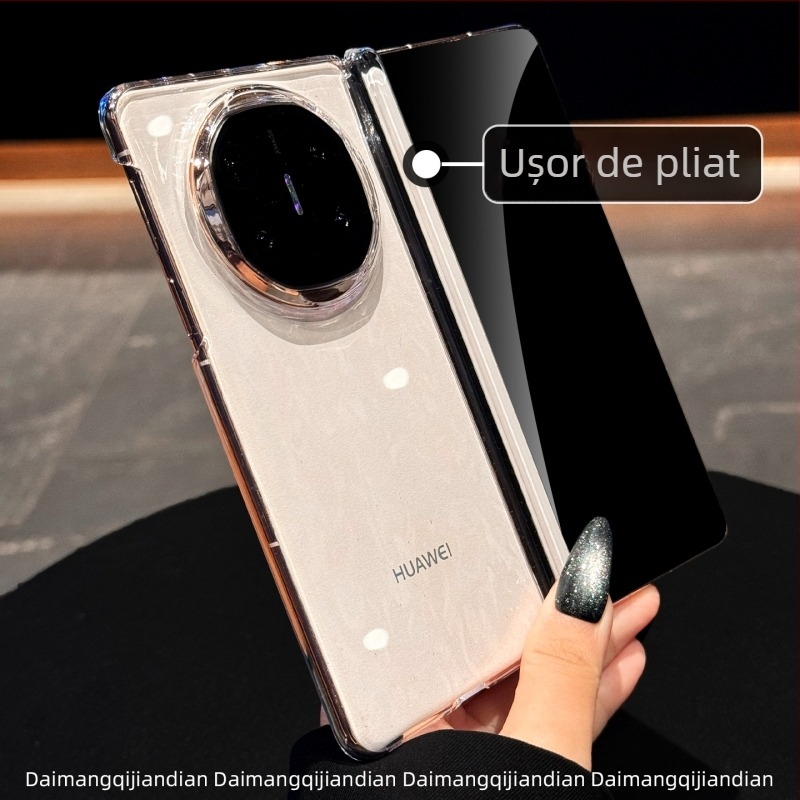 Husă de protecție Huawei Mate X6 din PC, cu balama pe axa centrală și prindere magnetică – design cu îndoire la cald