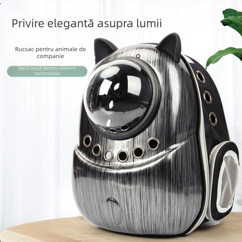 Rucsac pentru animale de companie pentru ieșiri — nylon, capacitate 55L, rigiditate medie, Suijie bag