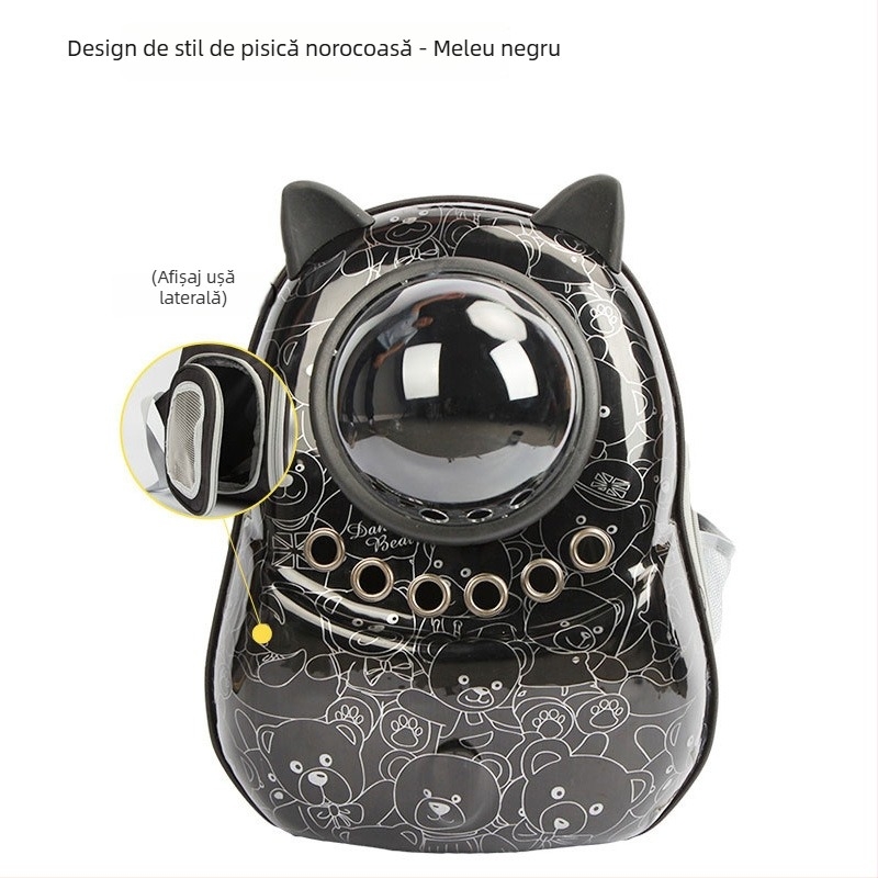 Rucsac pentru animale de companie pentru ieșiri — nylon, capacitate 55L, rigiditate medie, Suijie bag