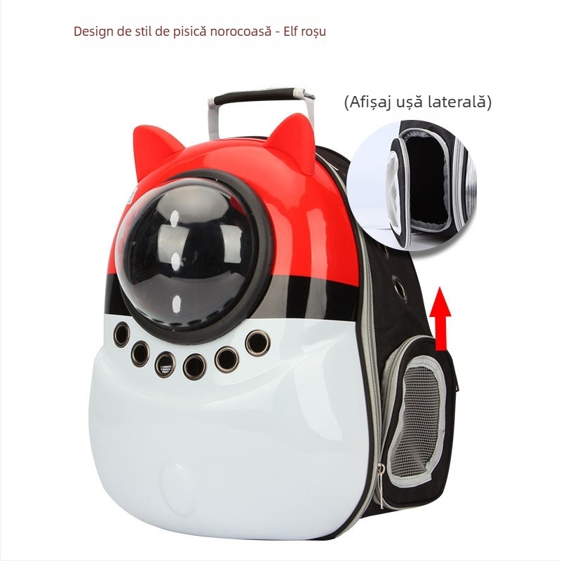 Rucsac pentru animale de companie pentru ieșiri — nylon, capacitate 55L, rigiditate medie, Suijie bag