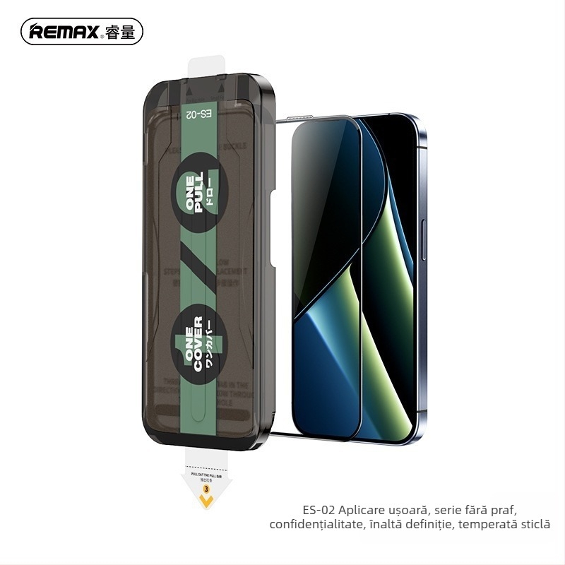 Remax protector de ecran din sticlă temperată, tip frontal, Es-01/Es-02, HD, pentru iPhone
