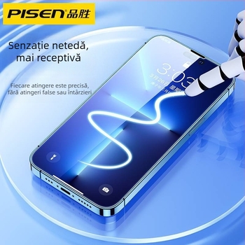 Pisen folie de protecție a ecranului din sticlă temperată HD pentru iPhone 13/13 Pro/Max și iPhone 14/14 Pro/Max