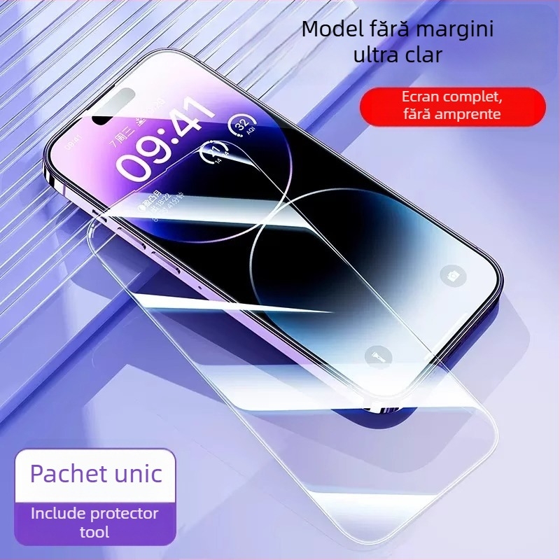 Pisen folie de protecție a ecranului din sticlă temperată HD pentru iPhone 13/13 Pro/Max și iPhone 14/14 Pro/Max