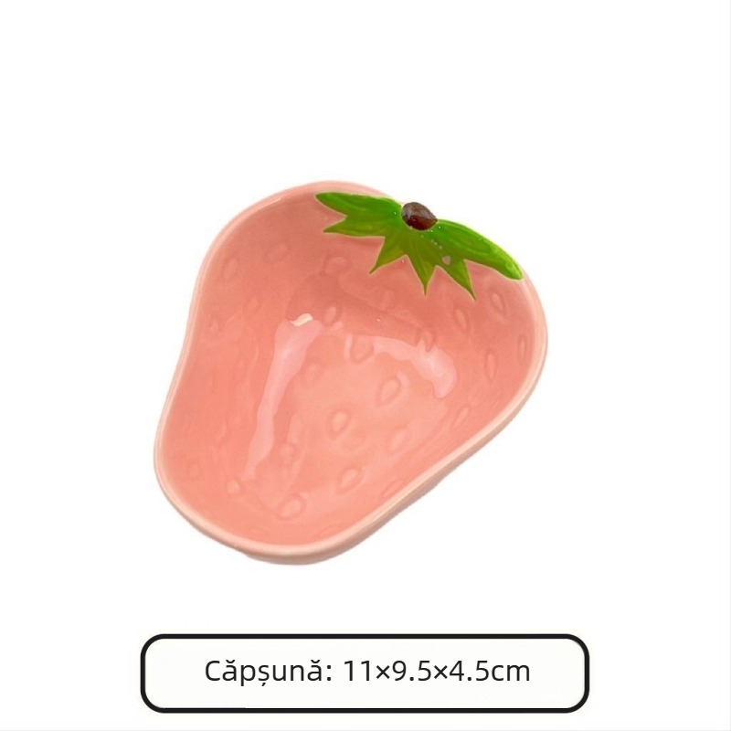 Castron ceramic anti-rasturnare pentru animale mici, capacitate mare, farfurie fixă pentru hamsteri, veverițe și arici