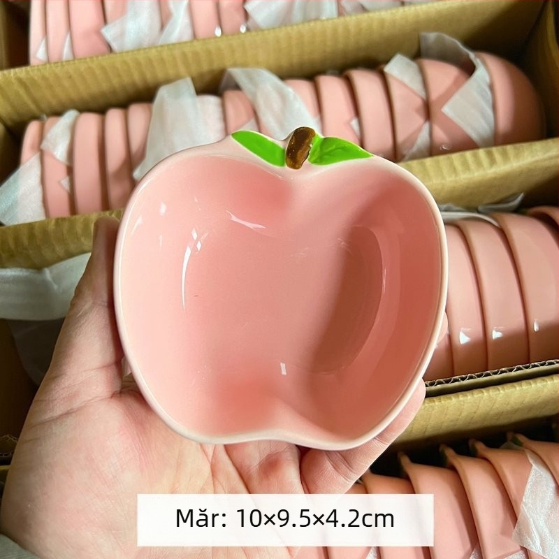 Castron ceramic anti-rasturnare pentru animale mici, capacitate mare, farfurie fixă pentru hamsteri, veverițe și arici