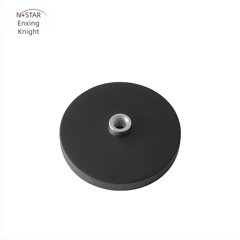 Bază magnetică puternică pentru suport LED spot; acoperire din cauciuc, magneți NdFeB, părți din fier; brand Star Knight, model NPHA-, compatibil universal