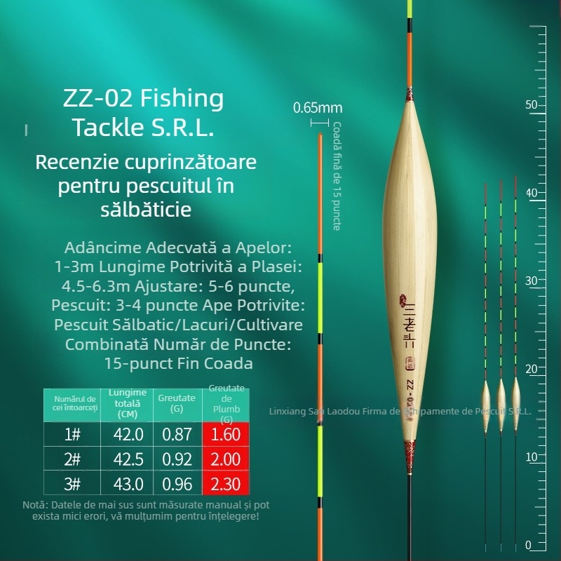 Three Old Man plută de pescuit din trestie pentru deriva verticală